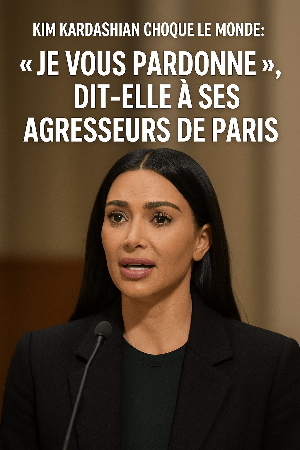Kim Kardashian à l’audience : “Je vous pardonne” – Une déclaration bouleversante face aux &laquo;&nbsp;Papy Braqueurs&nbsp;&raquo;