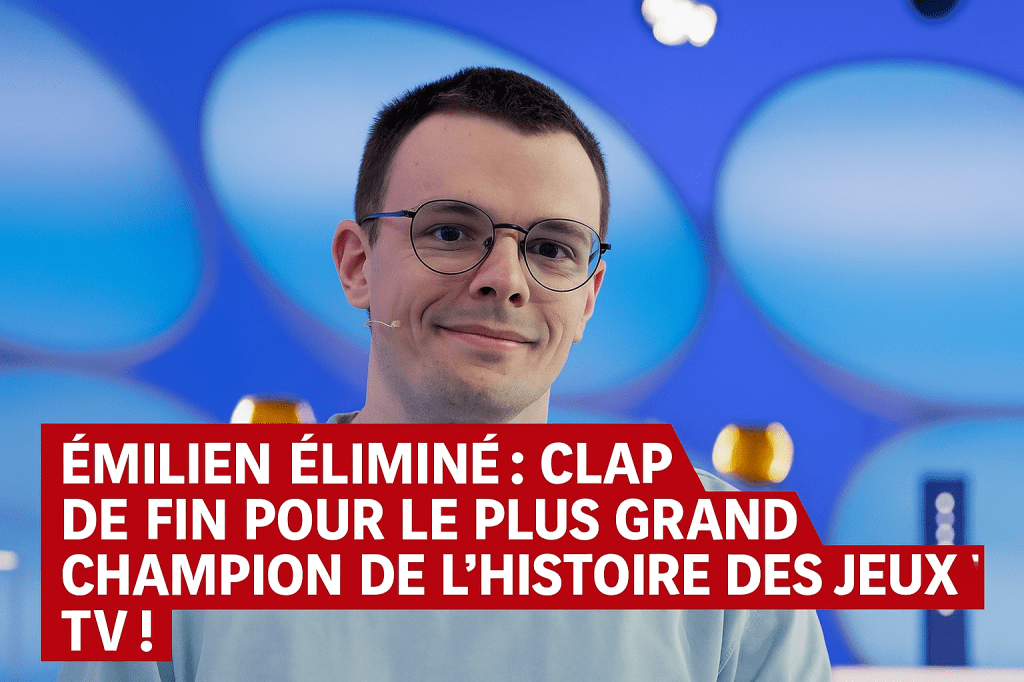 🎬📺 Émilien éliminé des 12 Coups de Midi : la fin d’un règne historique sur TF1&nbsp;!